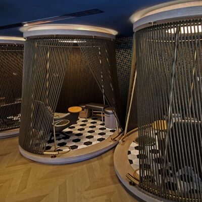 A creative interior-design of a beauty salon in Dubai