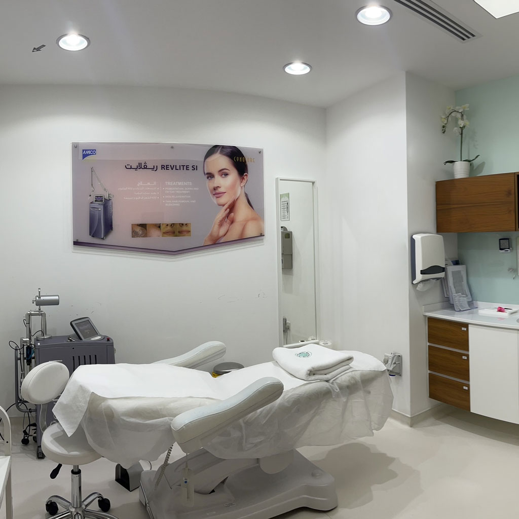 beauty clinic interior design in Dubai