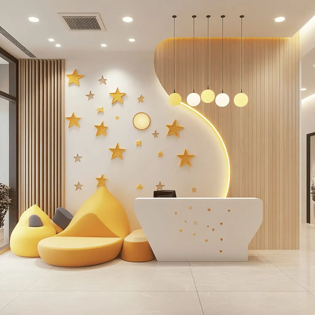 In this newly designed reception each element is carefully selected to foster engagement