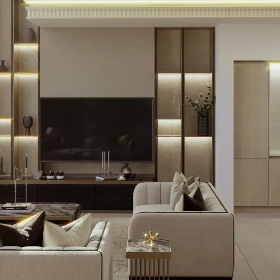 Modern TV wall design