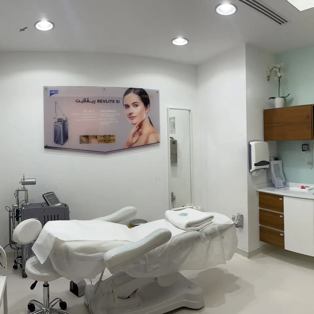 beauty clinic interior design in Dubai
