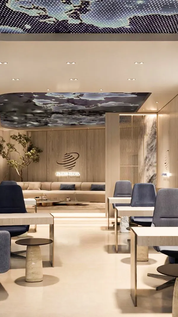 A luxury tourism office interior design for Al Rais Travel A luxury tourism office interior design for Al Rais Travel