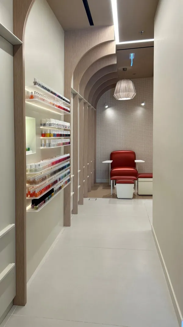 A modern renovated beauty salon in Dubai